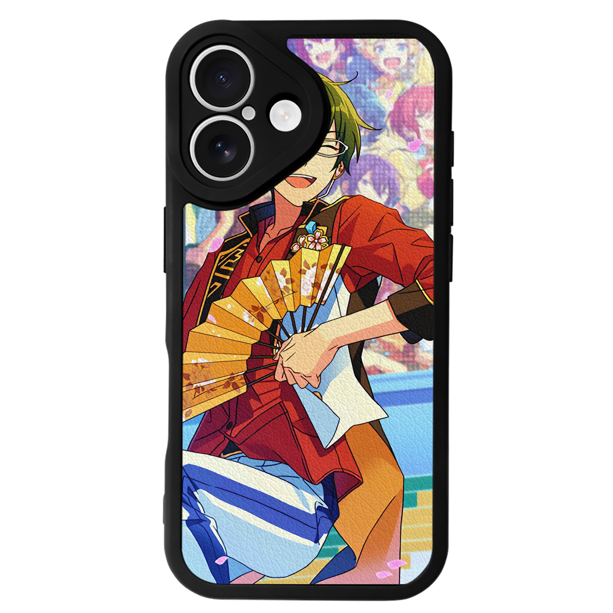 （画像用） あんさんぶるスターズ! Ensemble Stars 【iPhone 16シリーズ対応】シリコンスマホケース（レザー調） 材質：シリコン